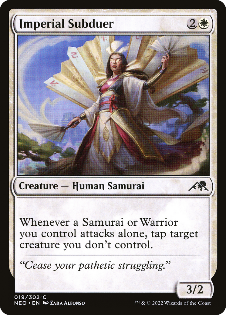 Imperial Subduer (NEO-019) [Kamigawa: Neon Dynasty]