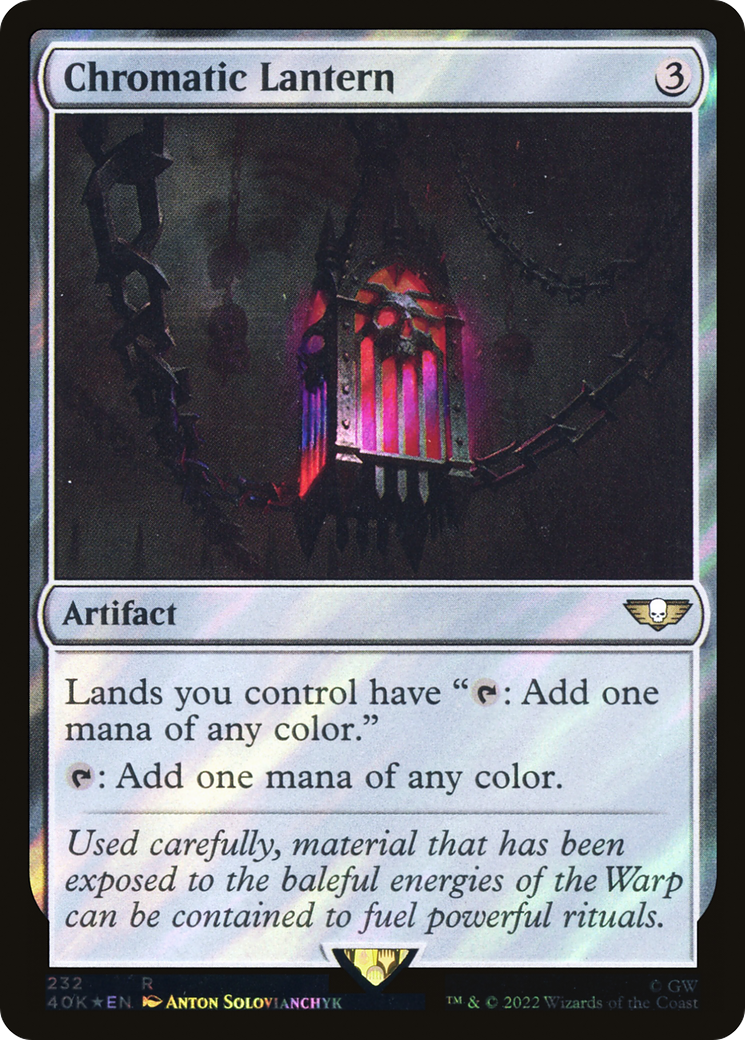 Chromatic Lantern (40K-232★) [Warhammer 40,000 Commander] Foil