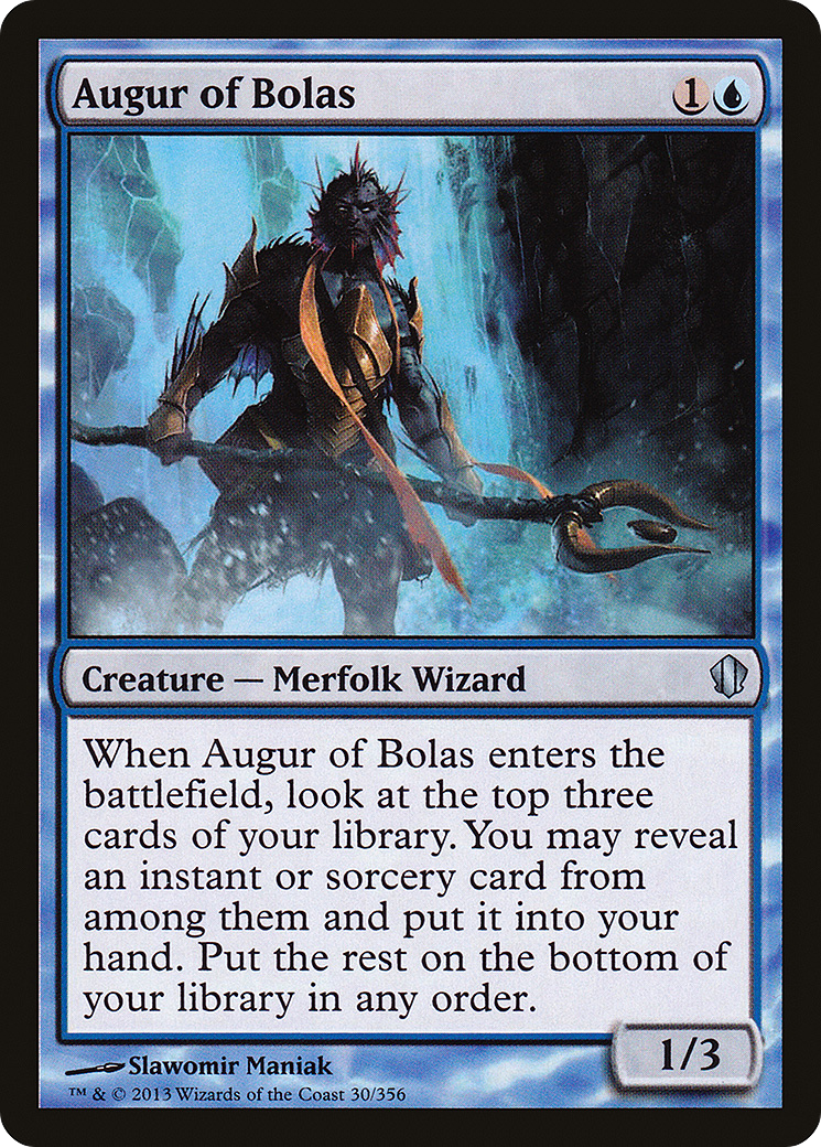 Augur of Bolas (C13-030) [Commander 2013]