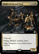 Order of Sacred Dusk (LCC-065) [The Lost Caverns of Ixalan Commander]: (Extended Art) Foil