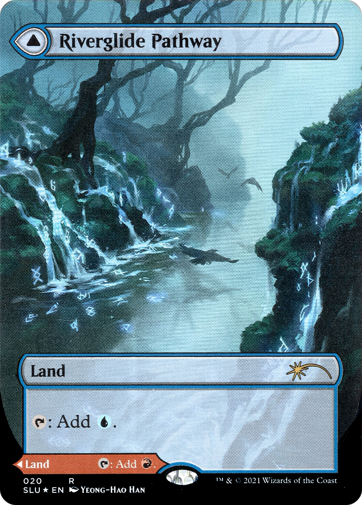 Riverglide Pathway (Borderless) (SLU-020) (Showcase) (Borderless) [Secret Lair: Ultimate Edition] Foil