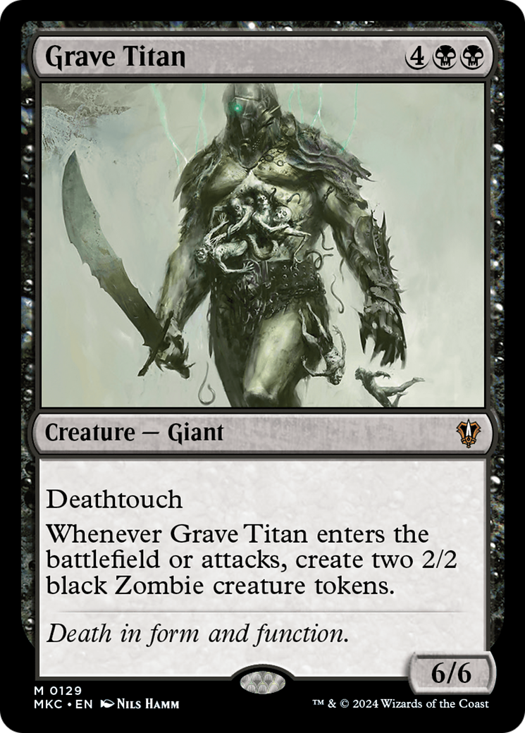 Grave Titan (MKC-129) [Murders at Karlov Manor Commander]
