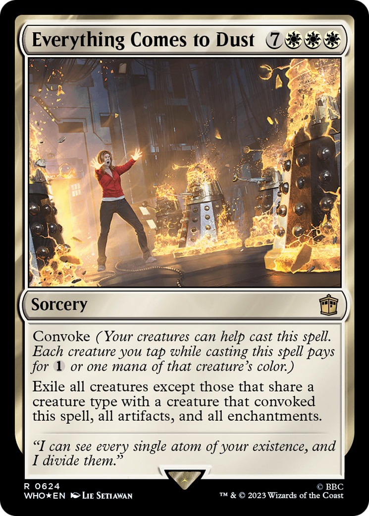 Everything Comes to Dust (WHO-624) [Doctor Who] Foil