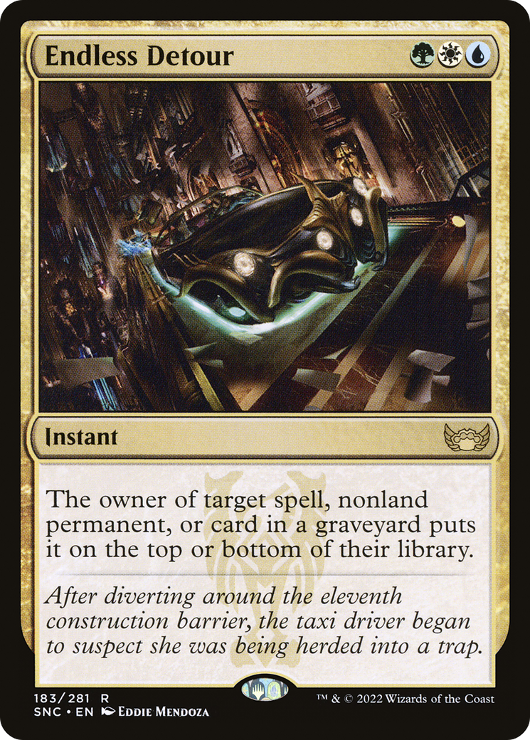 Endless Detour (SNC-183) [Streets of New Capenna] Foil