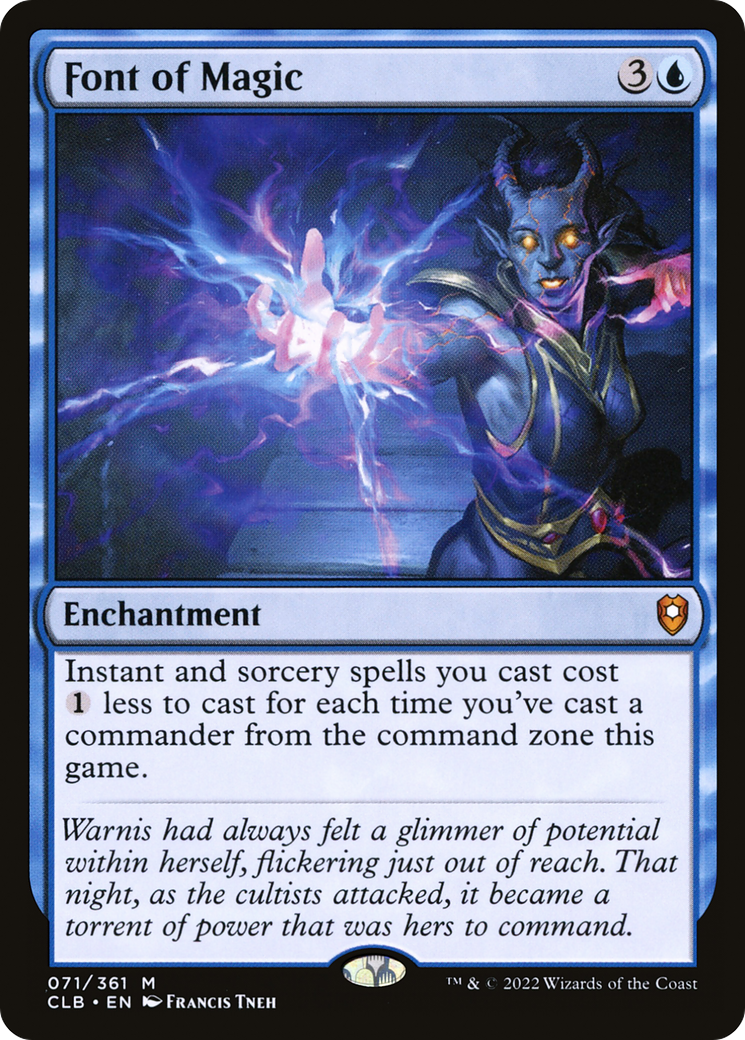 Font of Magic (CLB-071) [Commander Legends: Battle for Baldur's Gate]