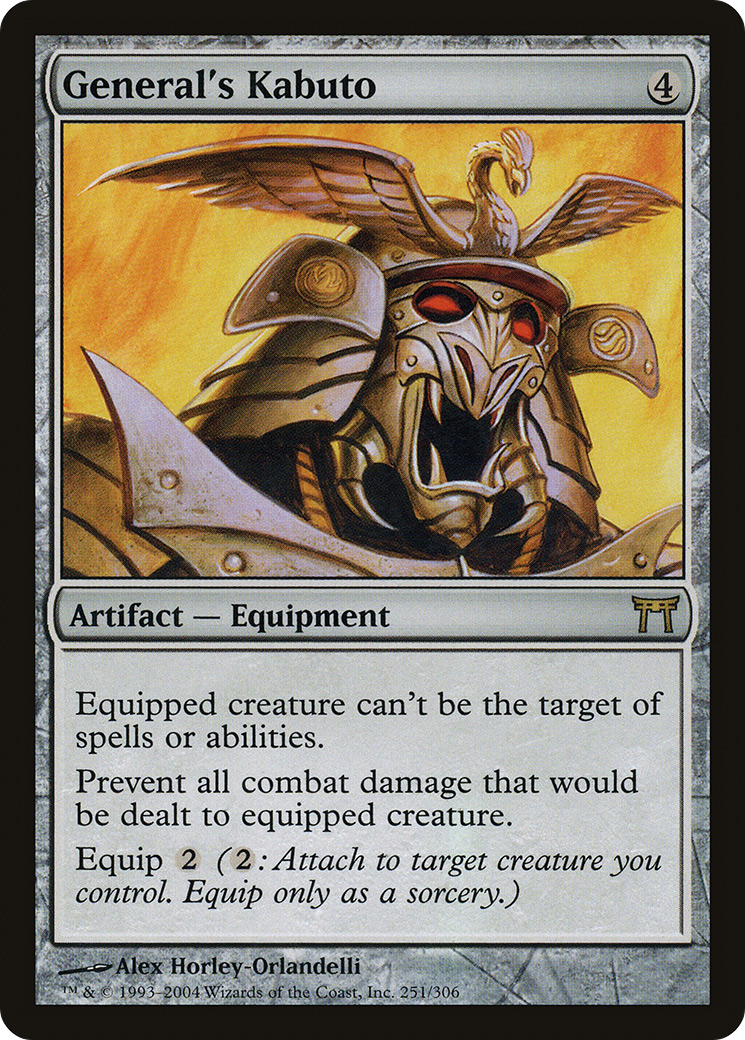 General's Kabuto (CHK-251) [Champions of Kamigawa] Foil