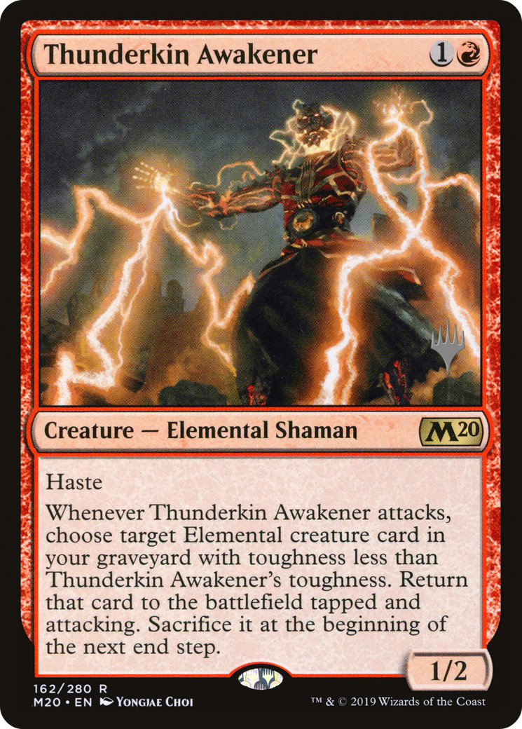 Thunderkin Awakener (PPM20-162P) [Promo Pack: Core Set 2020 Promos]