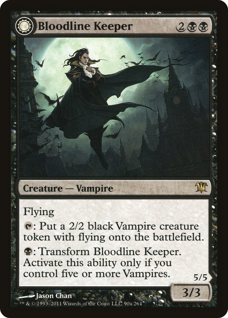 Bloodline Keeper // Lord of Lineage (ISD-090) [Innistrad]: (Double Faced Transform) Foil