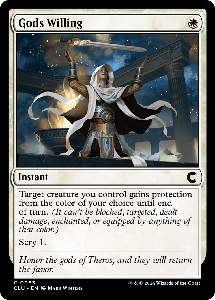 Gods Willing (CLU-063) [Ravnica: Clue Edition]
