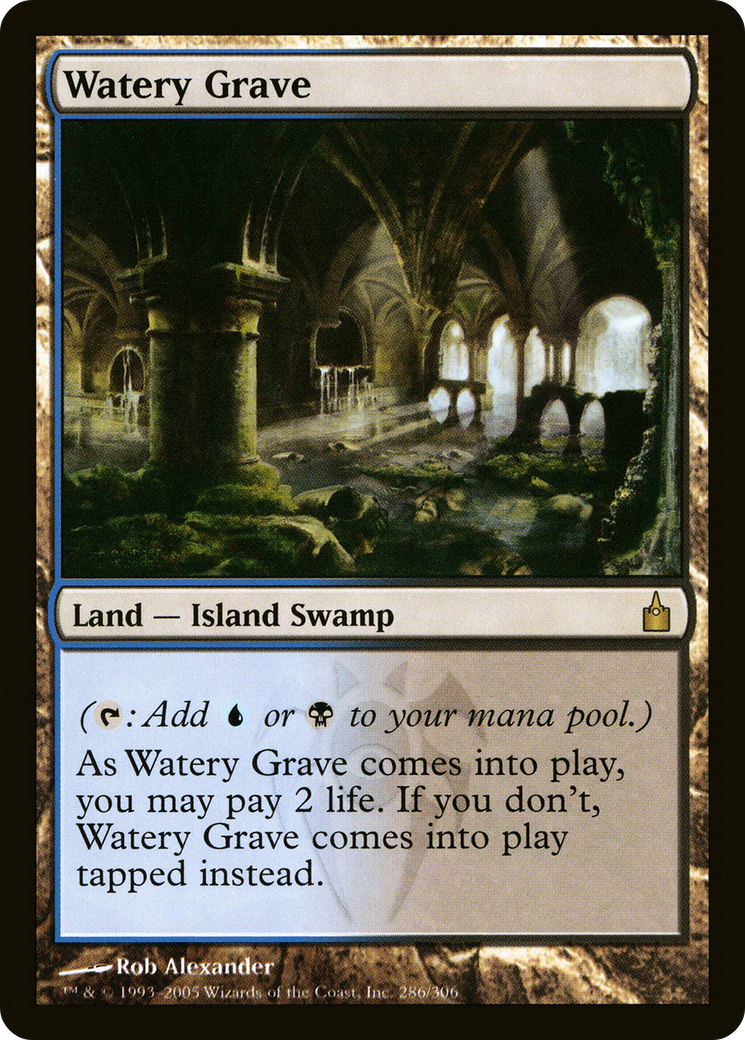 Watery Grave (RAV-286) [Ravnica: City of Guilds] Foil