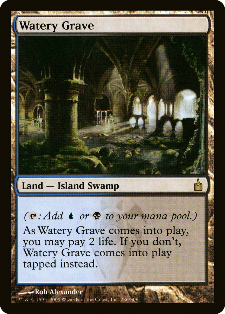 Watery Grave (RAV-286) [Ravnica: City of Guilds]