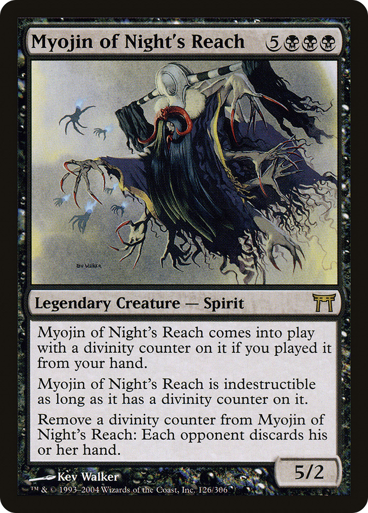 Myojin of Night's Reach (CHK-126) [Champions of Kamigawa] Foil