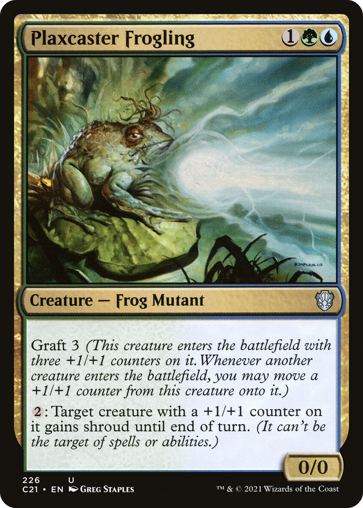 Plaxcaster Frogling (C21-226) [Commander 2021]