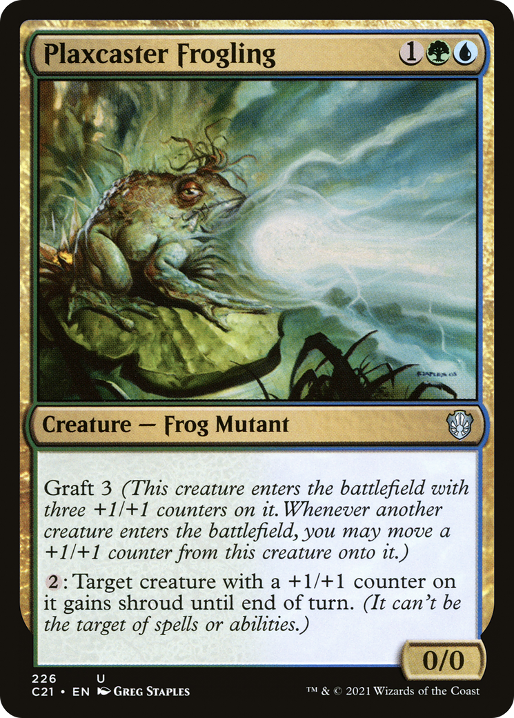 Plaxcaster Frogling (C21-226) [Commander 2021]