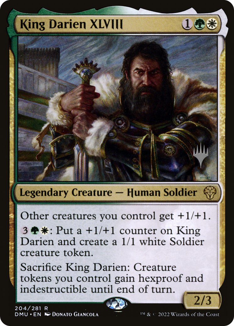 King Darien XLVIII (PPDMU-204) [Promo Pack: Dominaria United Promos]
