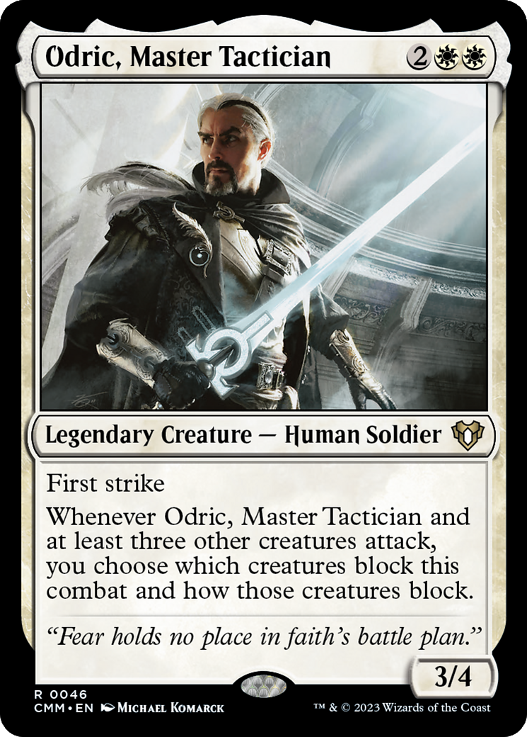 Odric, Master Tactician (CMM-046) [Commander Masters]