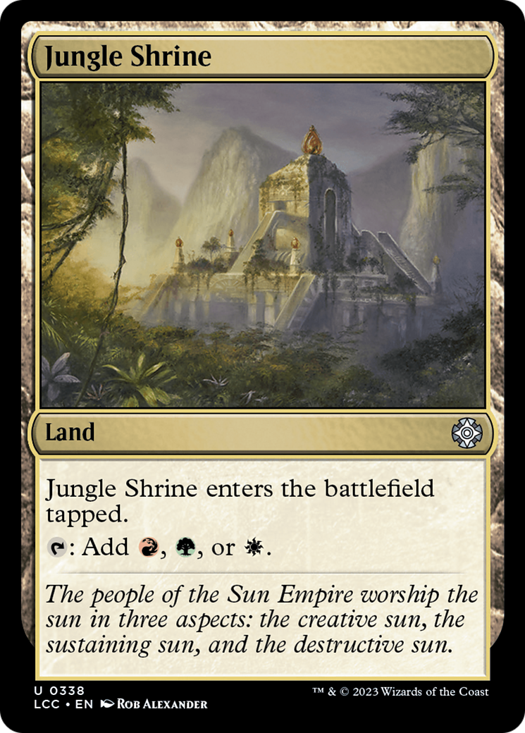 Jungle Shrine (LCC-338) [The Lost Caverns of Ixalan Commander]