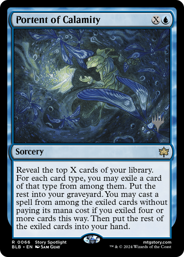 Portent of Calamity (PPBLB-66P) [Bloomburrow Promos] Foil