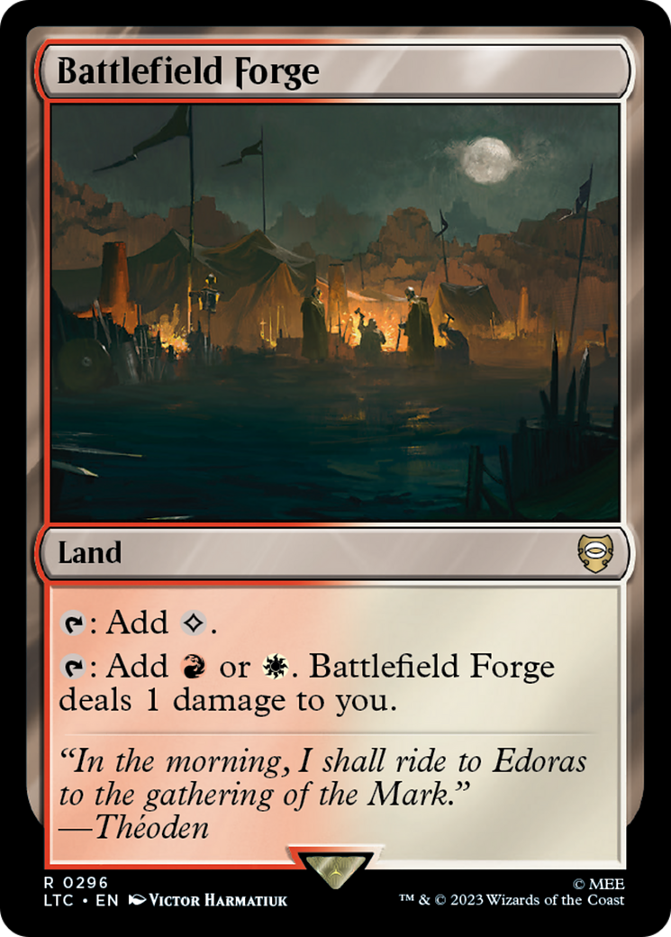Battlefield Forge (LTC-296) [Tales of Middle-earth Commander]