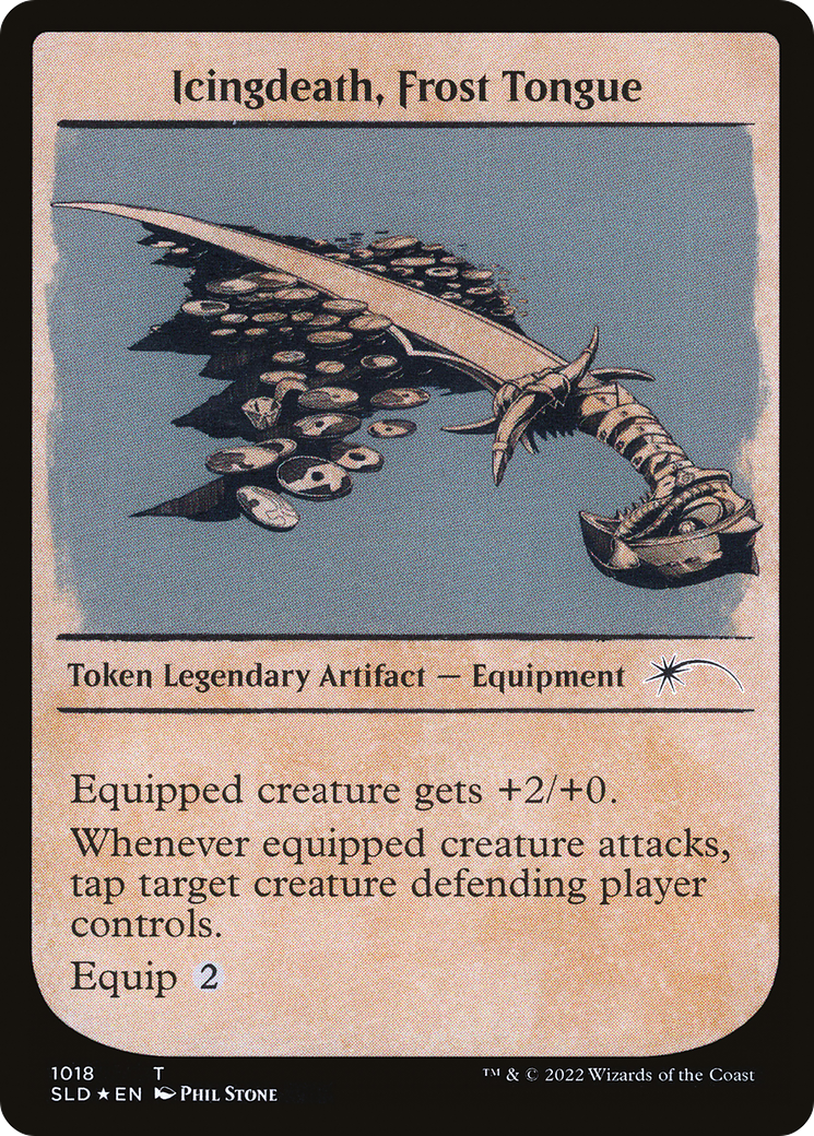 Icingdeath, Frost Tongue (SLD-1018) [Secret Lair Drop]: (Showcase) Foil