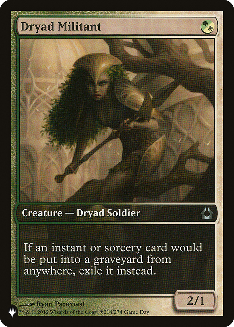 Dryad Militant (LIST-PRTR-214) [The List]