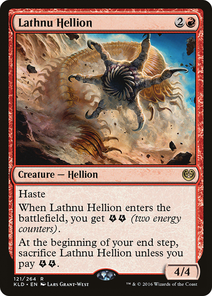 Lathnu Hellion (KLD-121) [Kaladesh] Foil