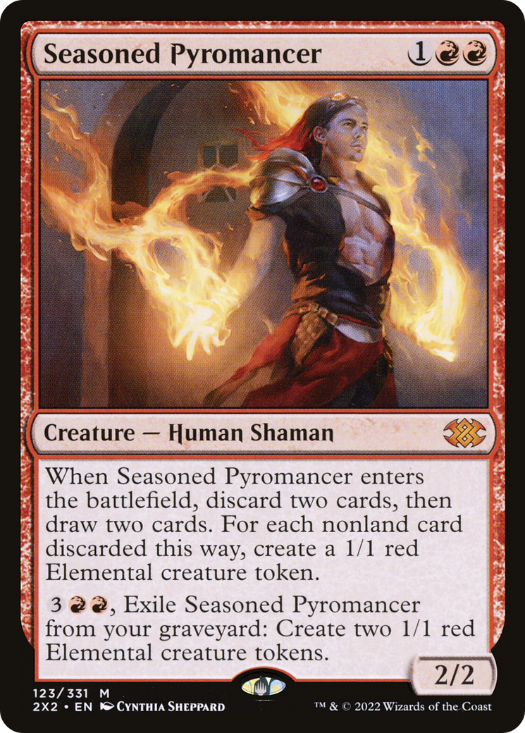 Seasoned Pyromancer (2X2-123) [Double Masters 2022]