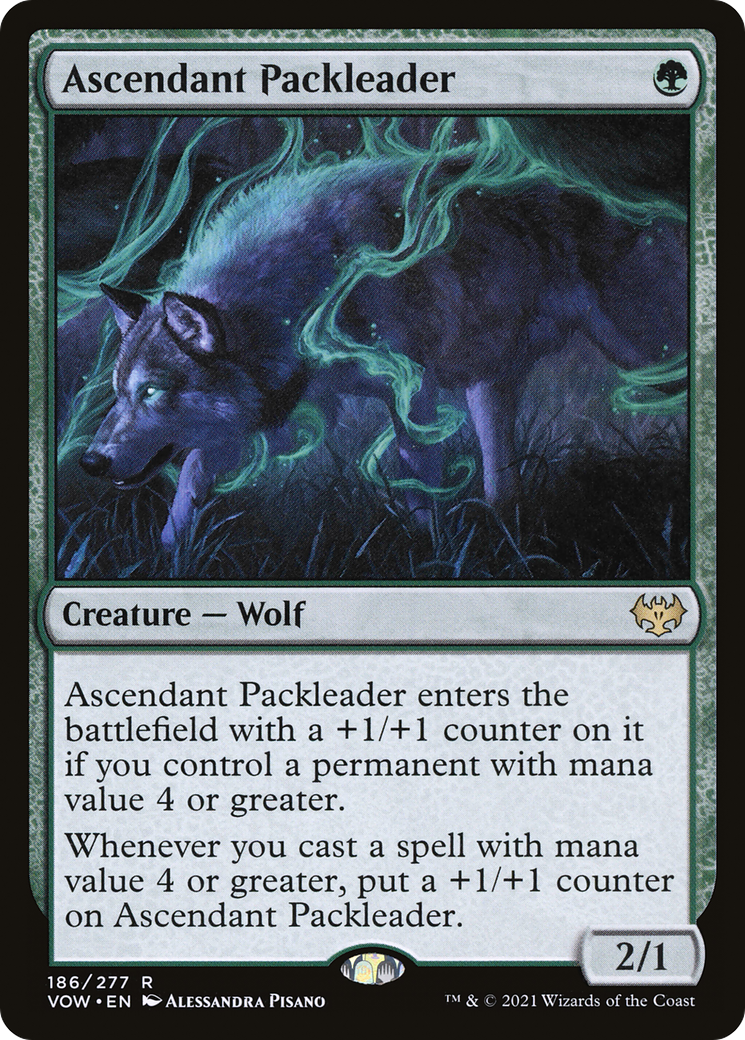 Ascendant Packleader (VOW-186) [Innistrad: Crimson Vow]