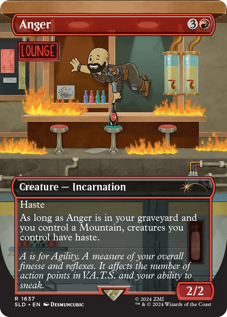 Anger (SLD-1637) [Secret Lair Drop] (Borderless)