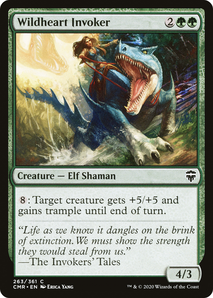 Wildheart Invoker (CMR-263) [Commander Legends] Foil