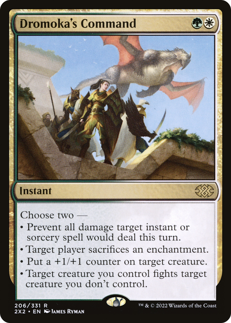 Dromoka's Command (2X2-206) [Double Masters 2022] Foil