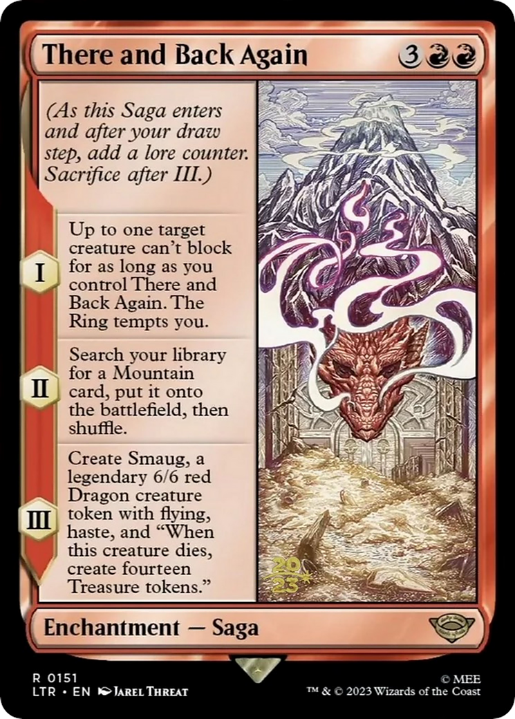 There and Back Again (PRE-151) [Tales of Middle-earth Promos] Foil