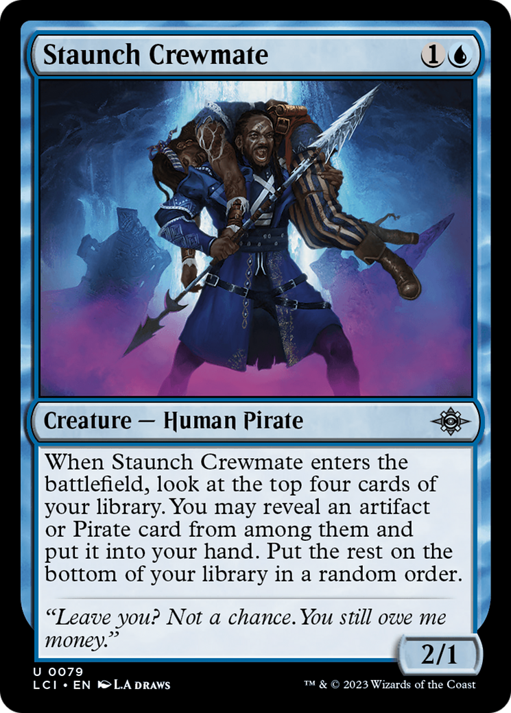 Staunch Crewmate (LCI-079) [The Lost Caverns of Ixalan] Foil