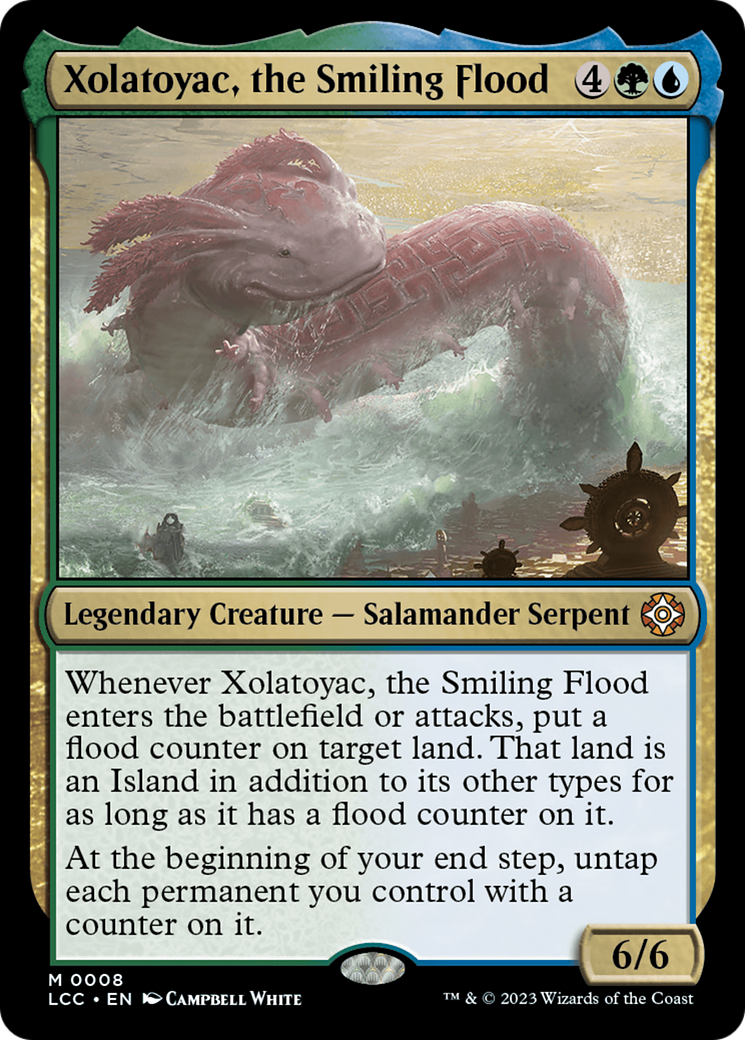 Xolatoyac, the Smiling Flood (LCC-008) [The Lost Caverns of Ixalan Commander] Foil