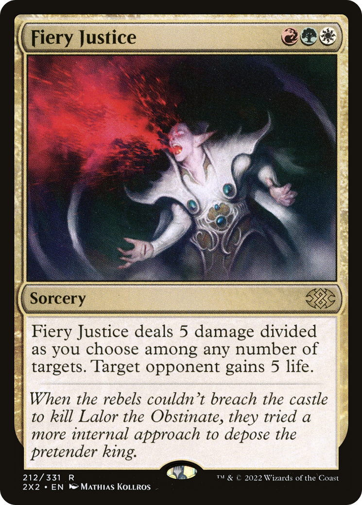 Fiery Justice (2X2-212) [Double Masters 2022]