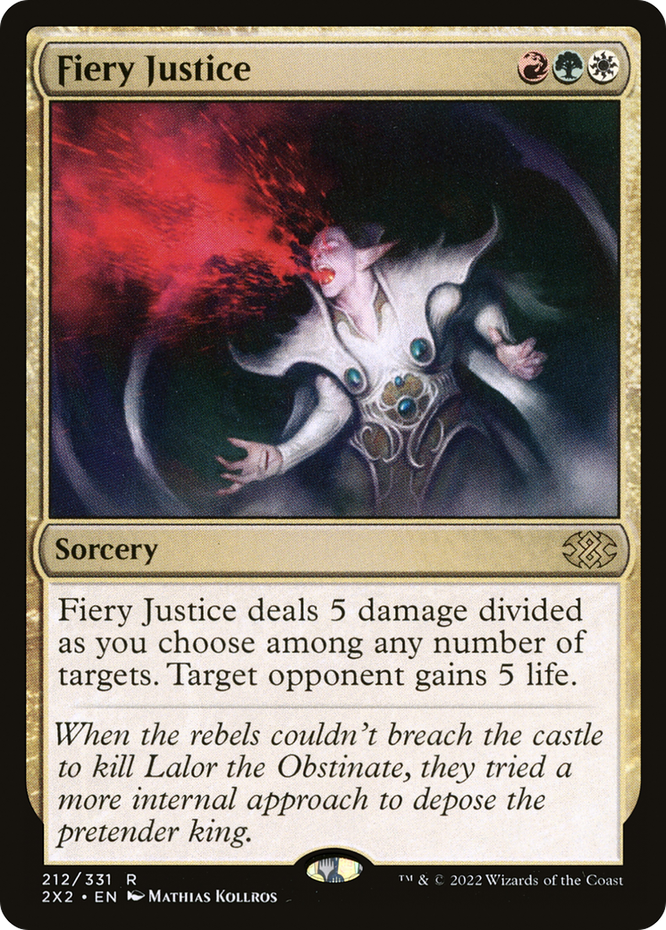 Fiery Justice (2X2-212) [Double Masters 2022] Foil