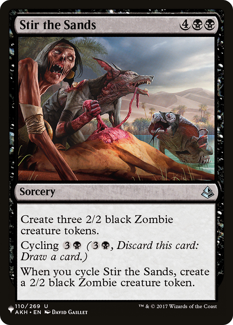 Stir the Sands (LIST-AKH-110) [The List]