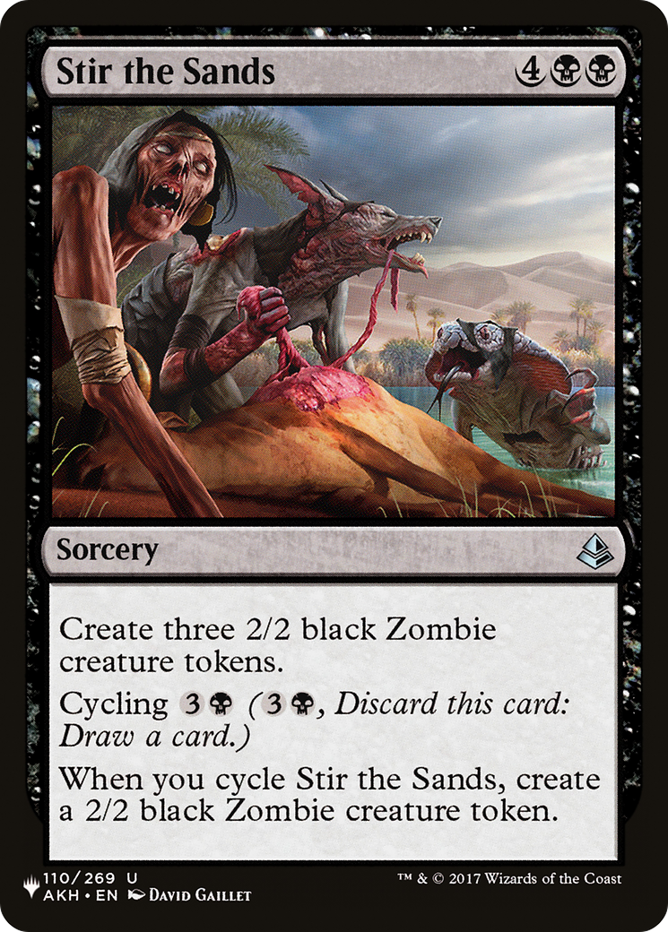 Stir the Sands (LIST-AKH-110) [The List]
