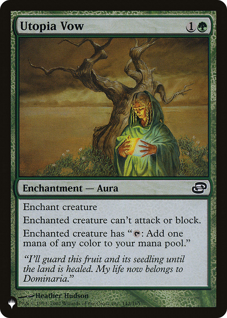 Utopia Vow (LIST-PLC-142) [The List]