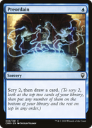 Preordain (CMR-084) [Commander Legends] Foil
