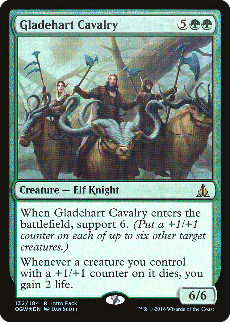 Gladehart Cavalry (UMP-132) [Oath of the Gatewatch Promos] Foil