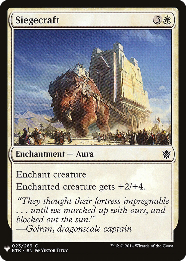 Siegecraft (LIST-KTK-23) [The List]