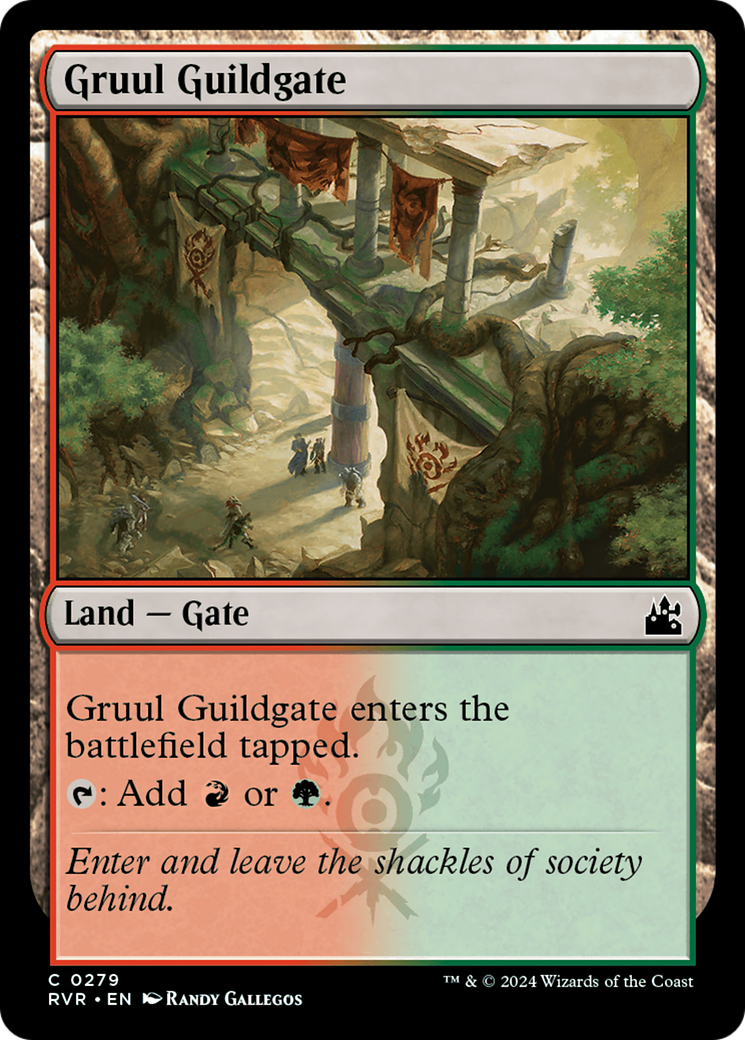 Gruul Guildgate (RVR-279) [Ravnica Remastered] Foil