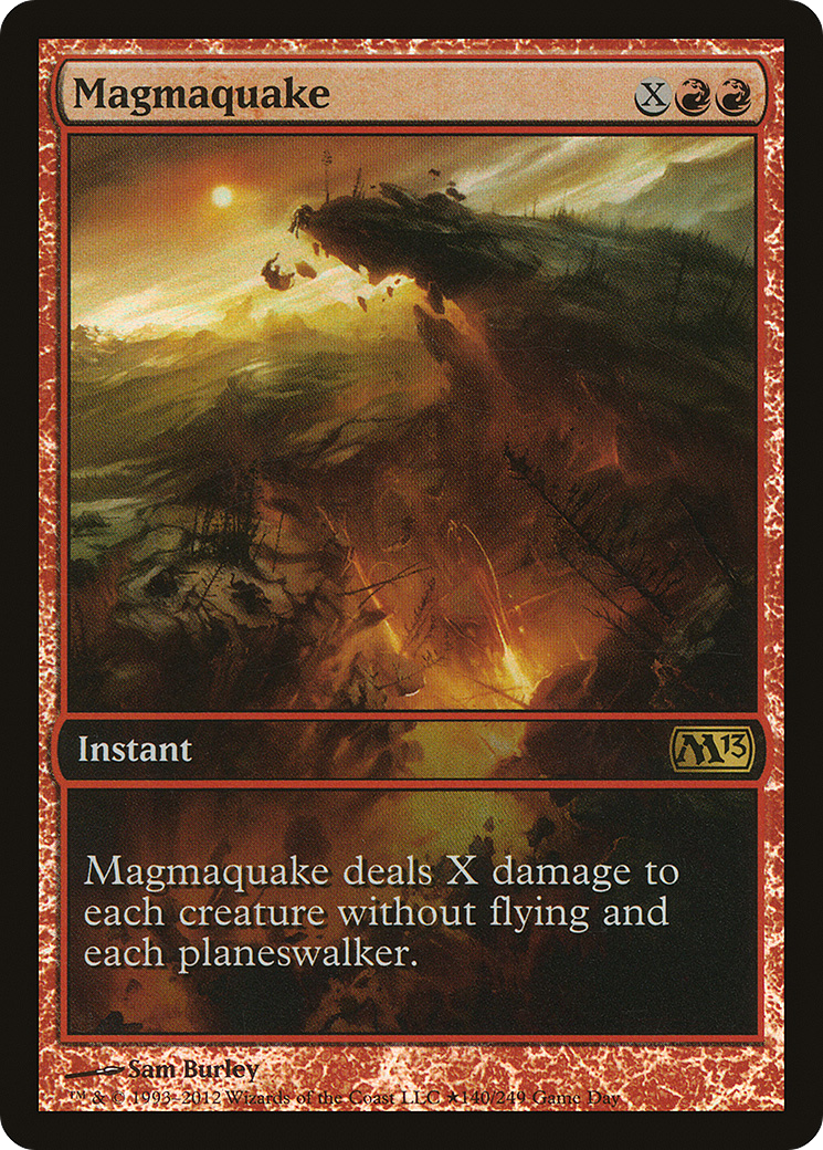 Magmaquake (GAME-140★) [Magic 2013 Promos] Foil