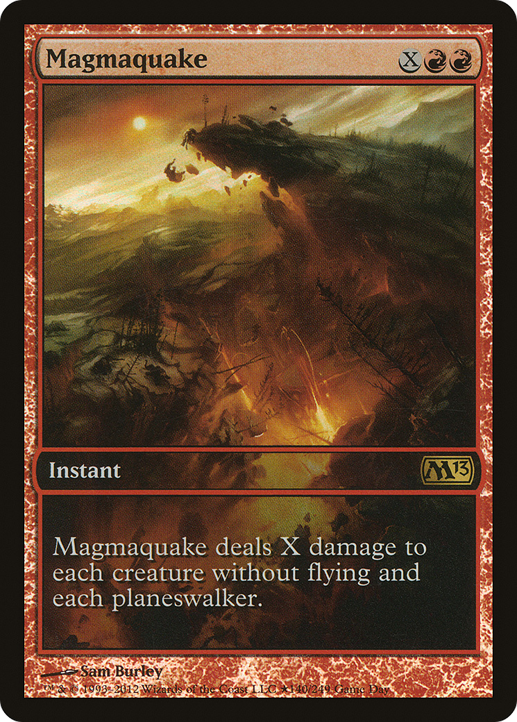Magmaquake (GAME-140★) [Magic 2013 Promos] Foil