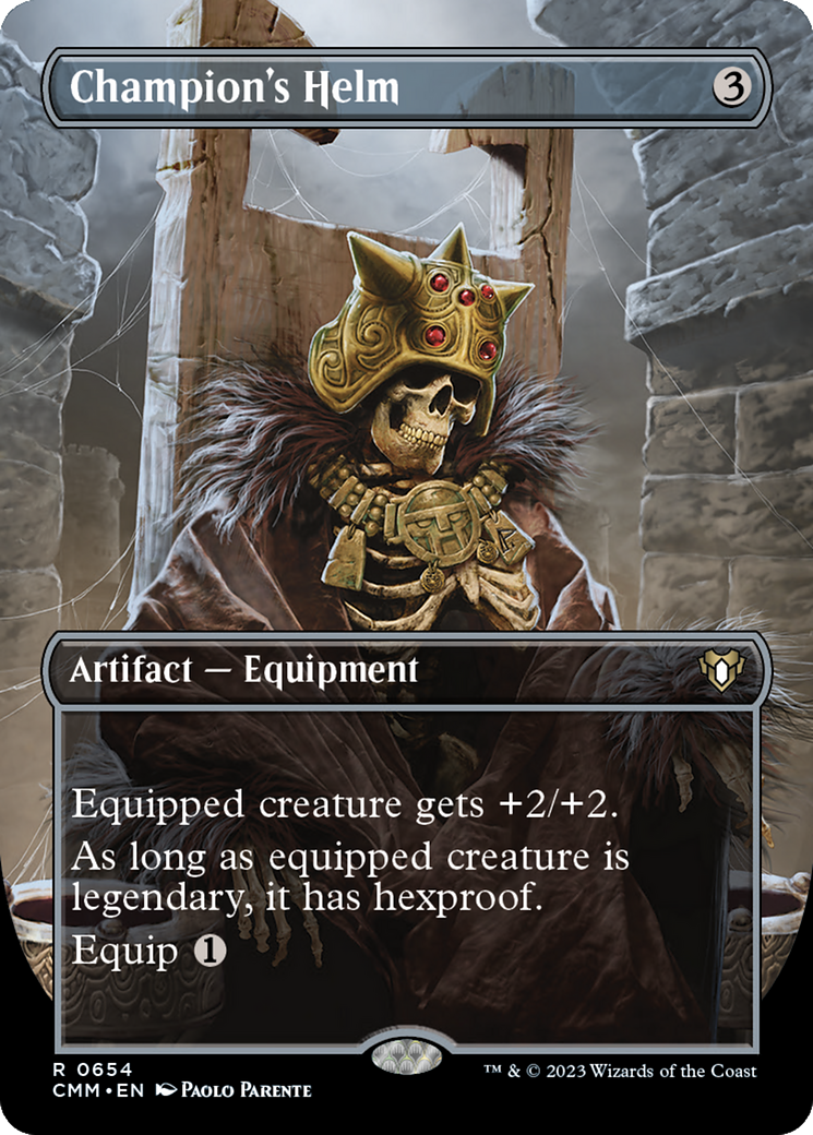 Champion's Helm (CMM-654) [Commander Masters] (Borderless)