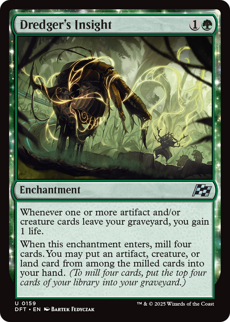 Dredger's Insight (DFT-159) [Aetherdrift]: (enchantment) Foil