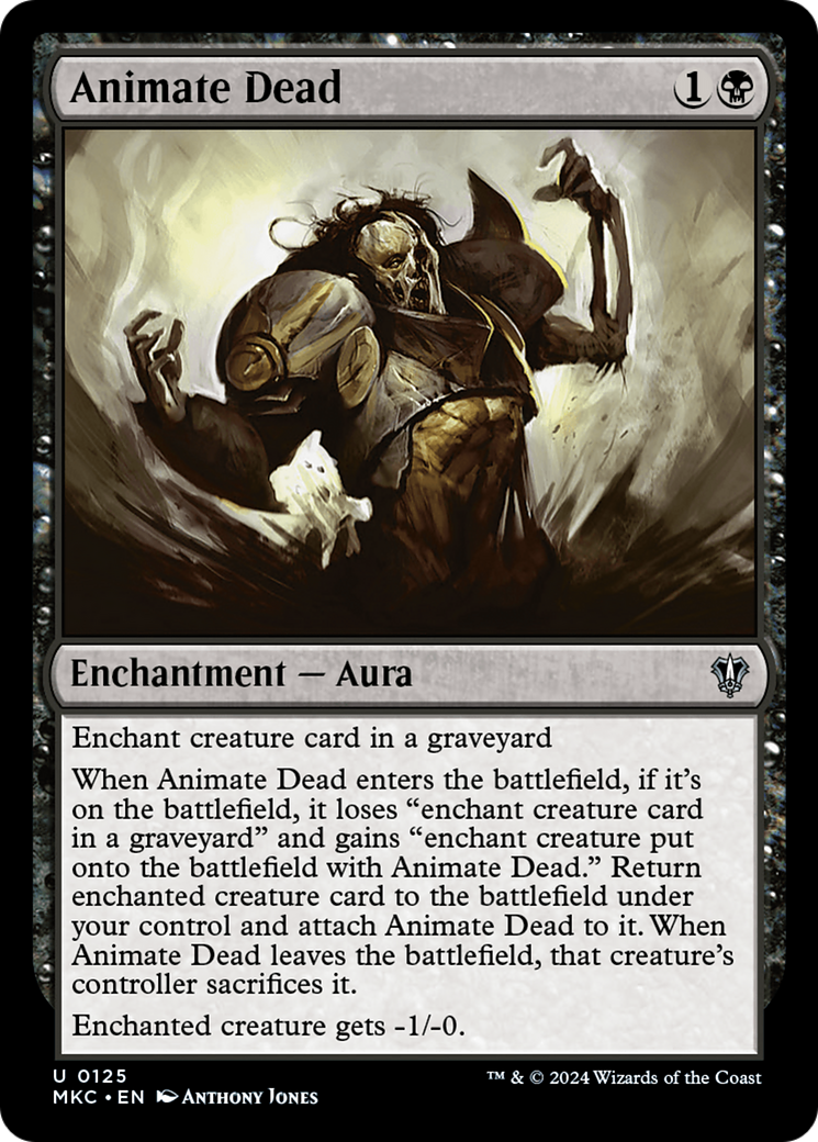 Animate Dead (MKC-125) [Murders at Karlov Manor Commander]