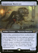 Argentum Masticore (ONE-393) [Phyrexia: All Will Be One]: (Extended Art) Foil