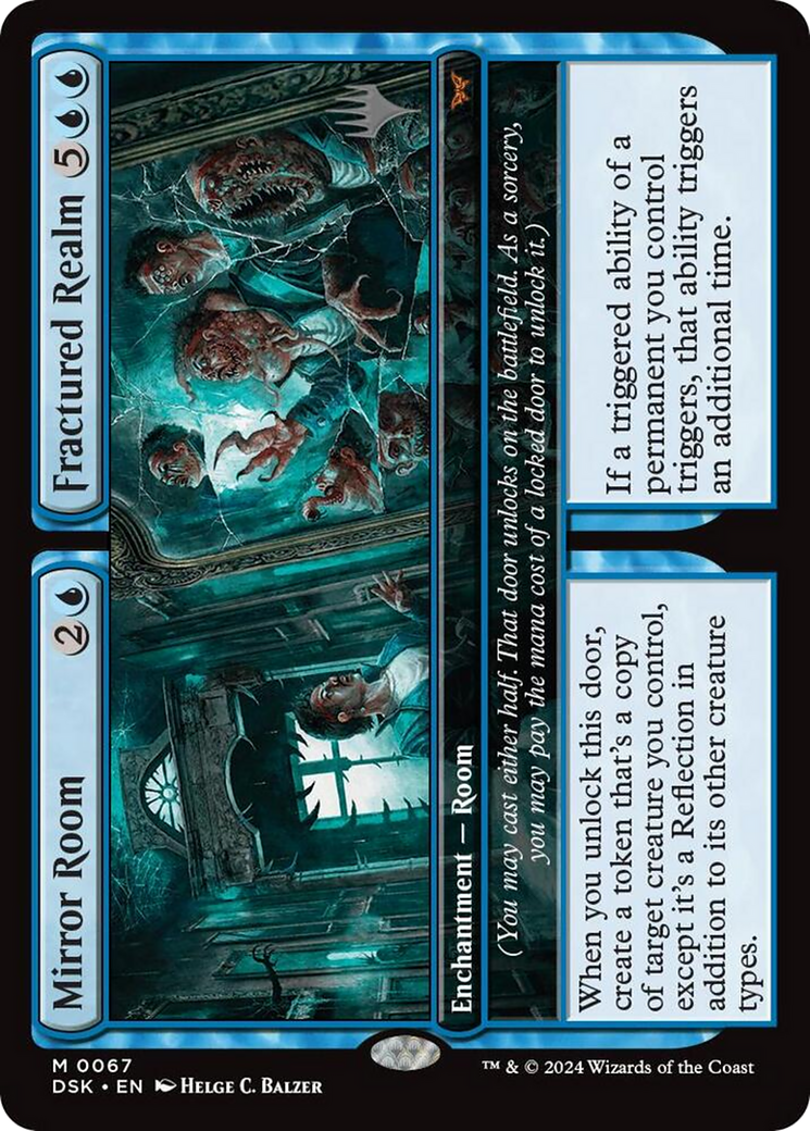 Mirror Room // Fractured Realm (PPDSK-67P) [Duskmourn: House of Horror Promos]